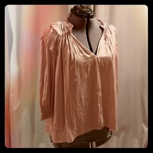 Ulla Johnson flowy v neck blouse